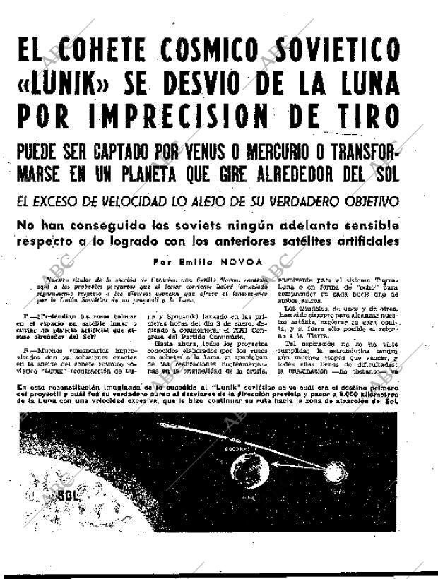 BLANCO Y NEGRO MADRID 10-01-1959 página 23