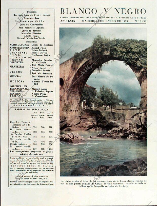 BLANCO Y NEGRO MADRID 10-01-1959 página 3