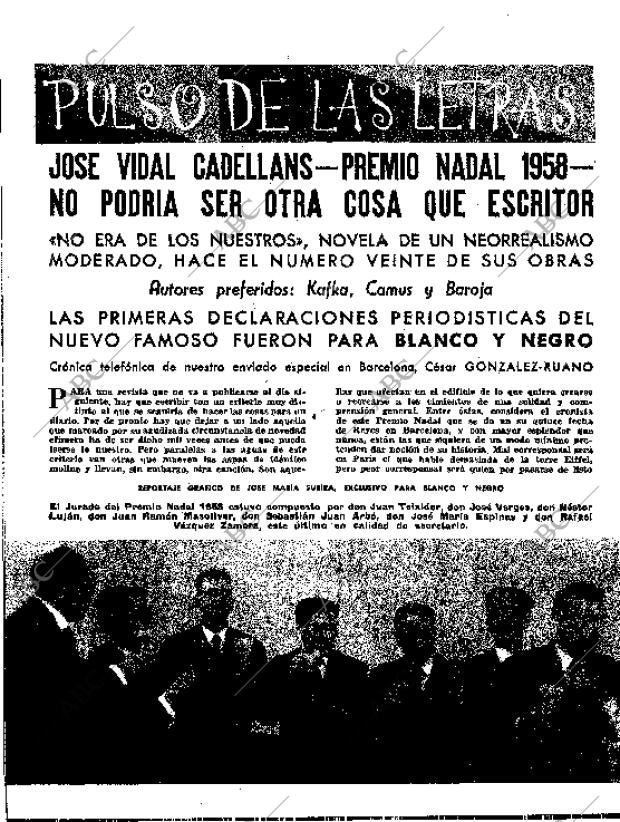 BLANCO Y NEGRO MADRID 10-01-1959 página 30