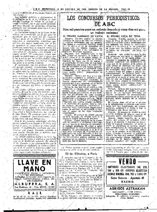 ABC MADRID 14-01-1959 página 26