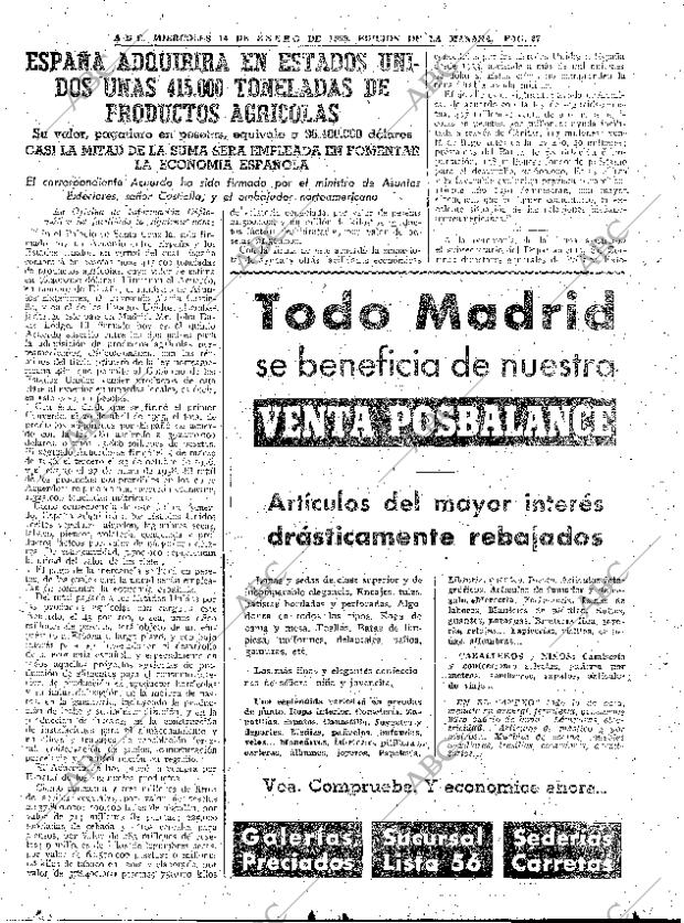 ABC MADRID 14-01-1959 página 27