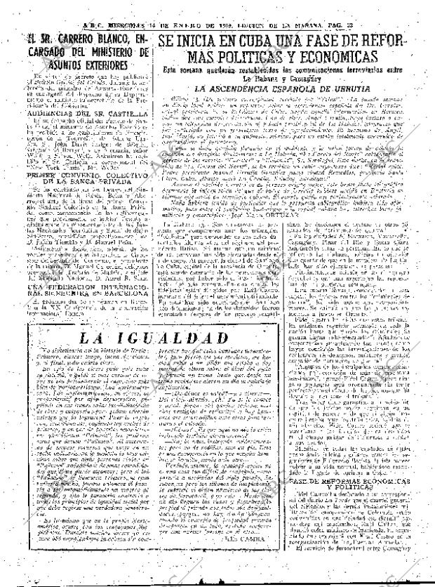 ABC MADRID 14-01-1959 página 33