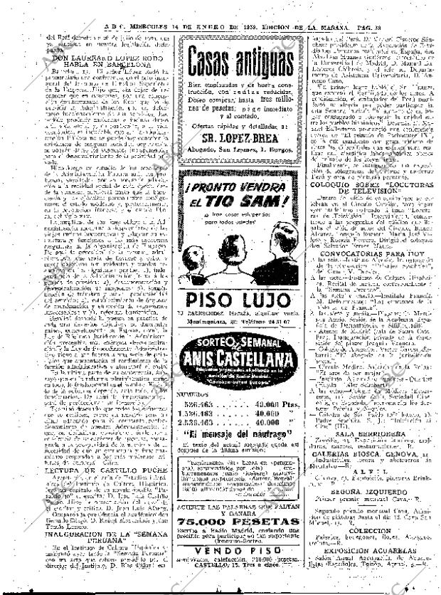 ABC MADRID 14-01-1959 página 38