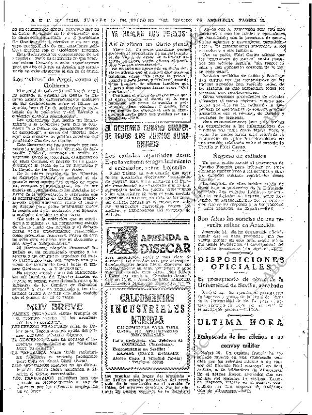 ABC SEVILLA 15-01-1959 página 18