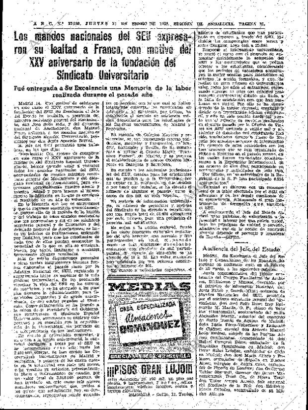 ABC SEVILLA 15-01-1959 página 21