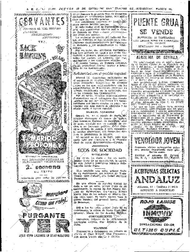 ABC SEVILLA 15-01-1959 página 28