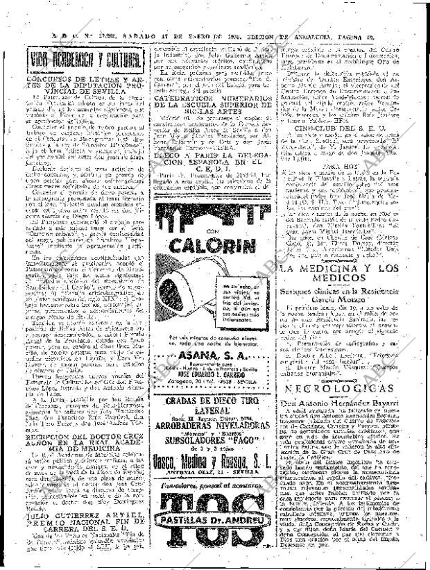 ABC SEVILLA 17-01-1959 página 20