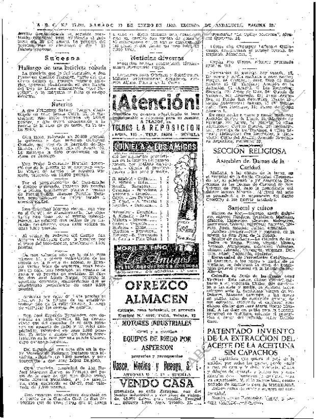 ABC SEVILLA 17-01-1959 página 22