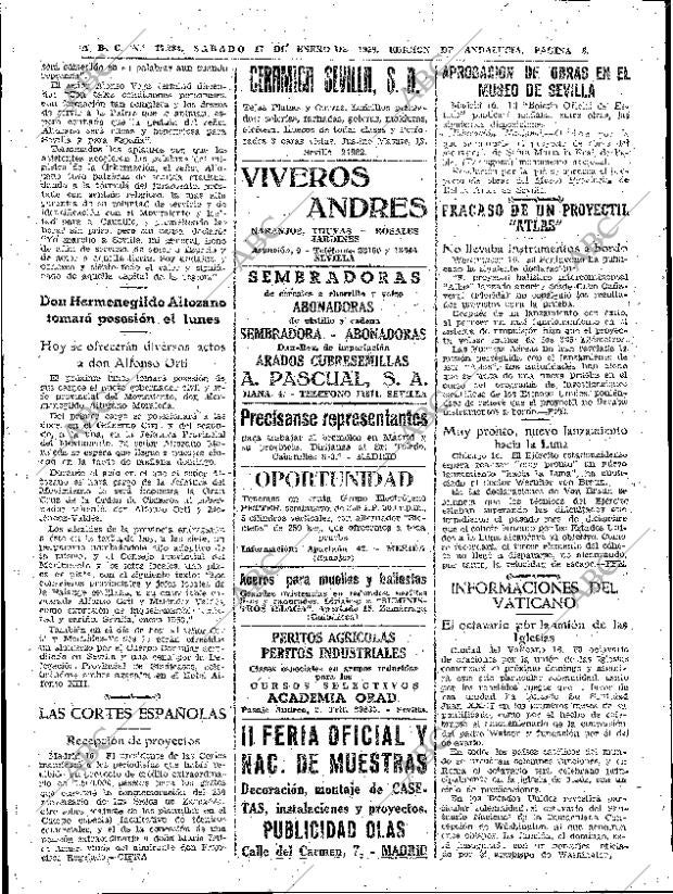 ABC SEVILLA 17-01-1959 página 8