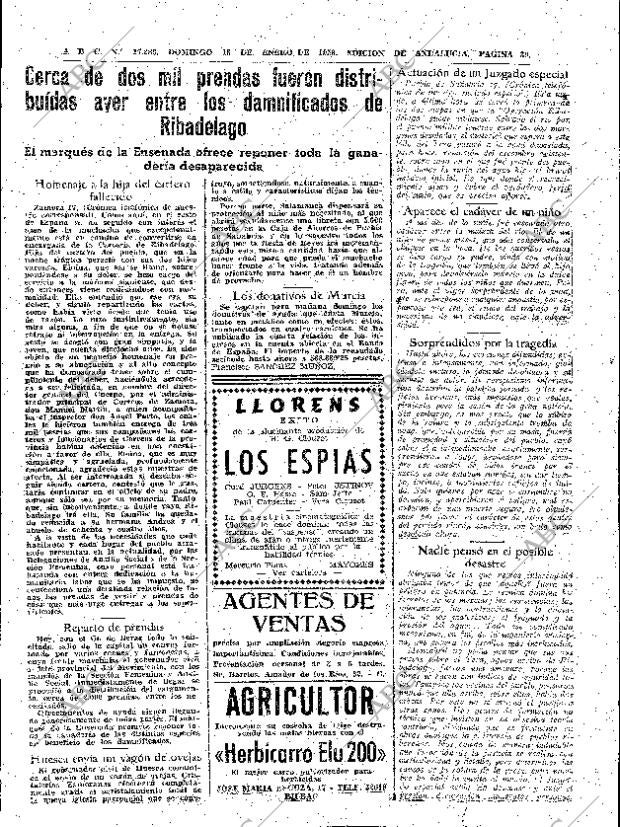 ABC SEVILLA 18-01-1959 página 39