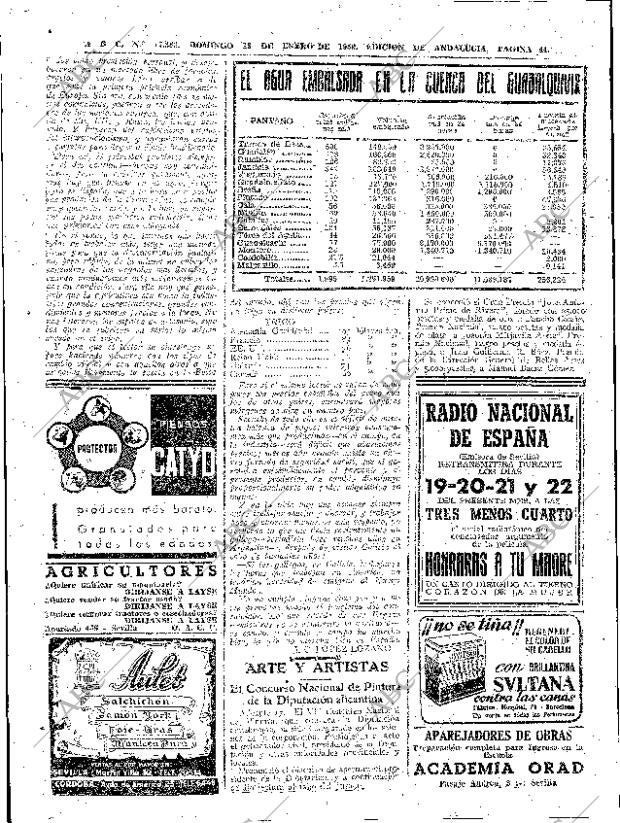 ABC SEVILLA 18-01-1959 página 44