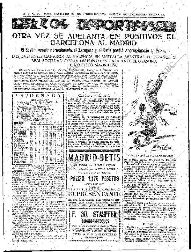 ABC SEVILLA 20-01-1959 página 23