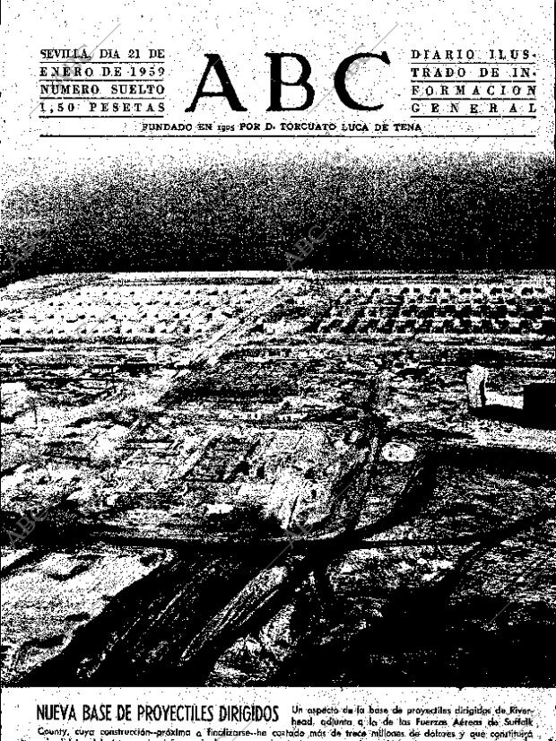 ABC SEVILLA 21-01-1959 página 1