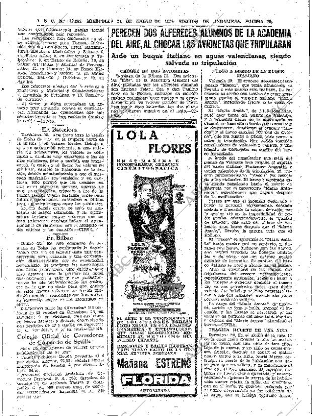 ABC SEVILLA 21-01-1959 página 19