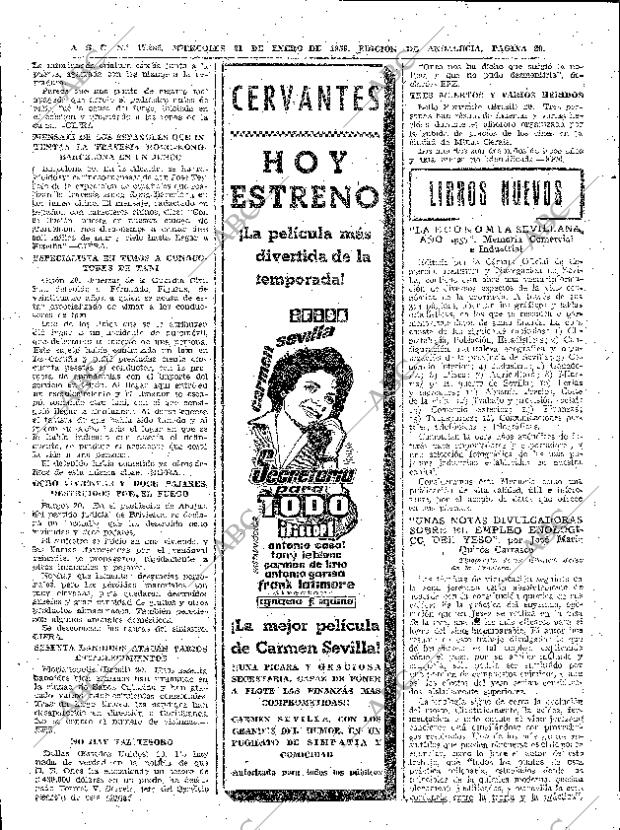 ABC SEVILLA 21-01-1959 página 20