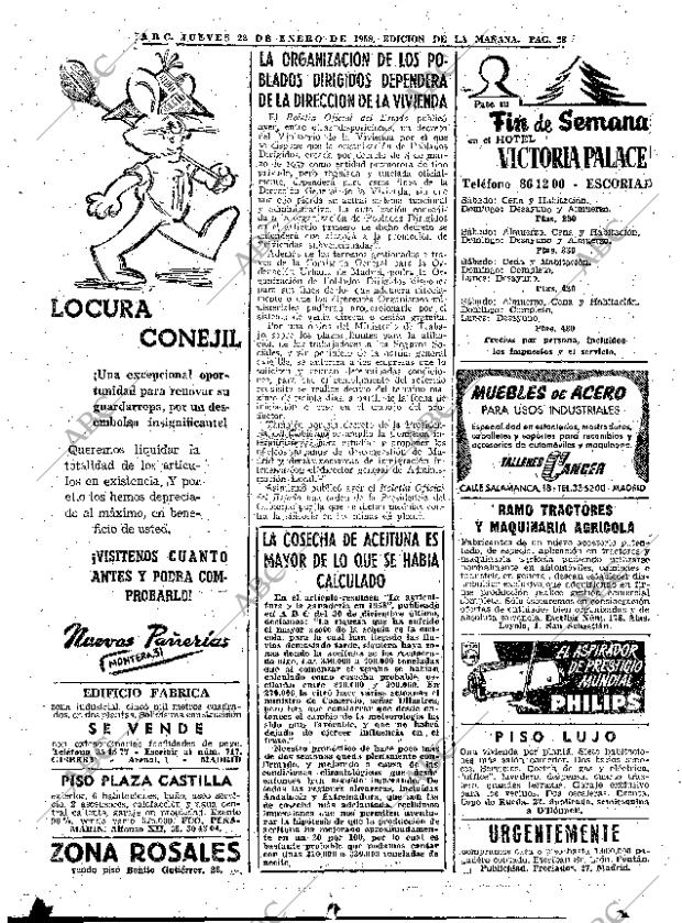 ABC MADRID 22-01-1959 página 28