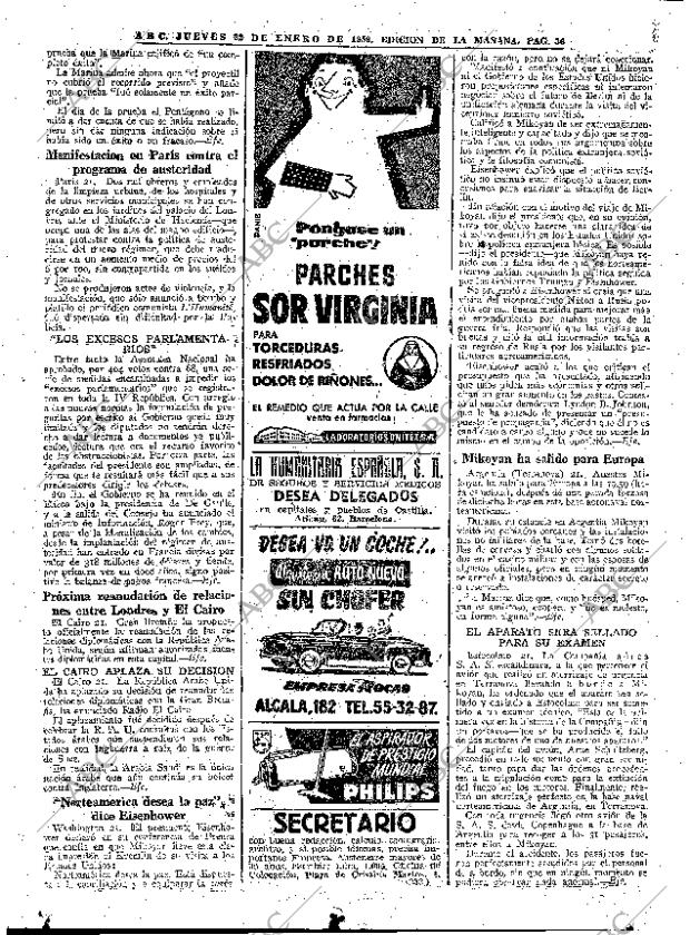 ABC MADRID 22-01-1959 página 36
