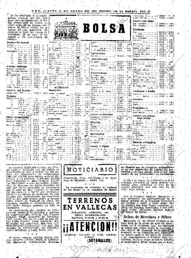 ABC MADRID 22-01-1959 página 45