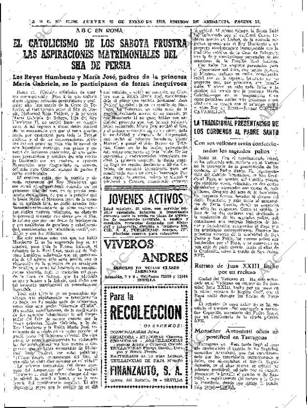 ABC SEVILLA 22-01-1959 página 13