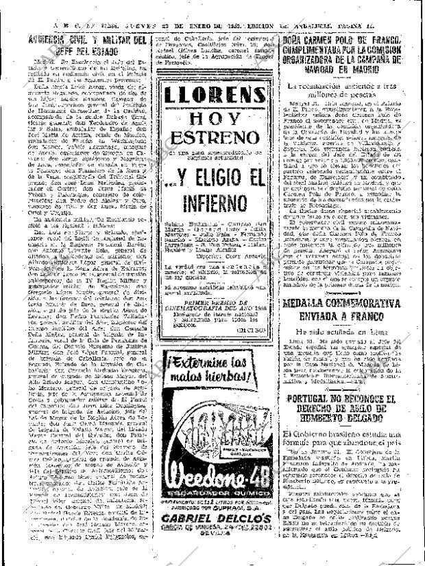 ABC SEVILLA 22-01-1959 página 14