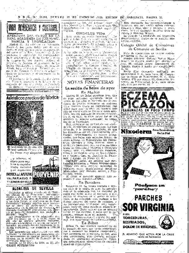 ABC SEVILLA 22-01-1959 página 22