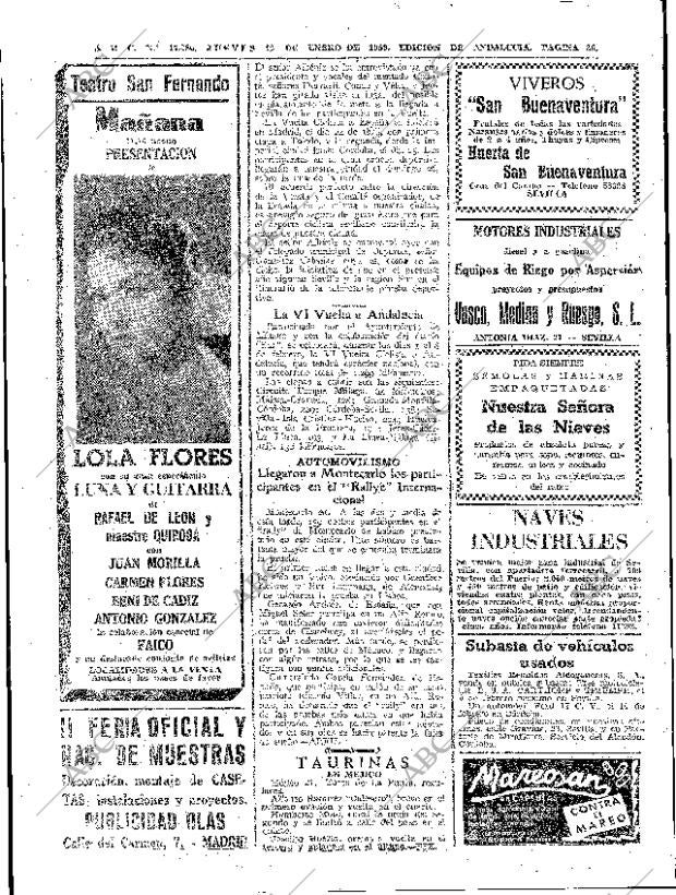 ABC SEVILLA 22-01-1959 página 26