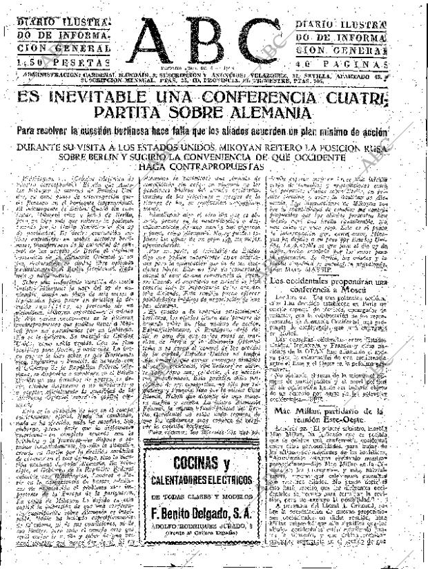 ABC SEVILLA 23-01-1959 página 15