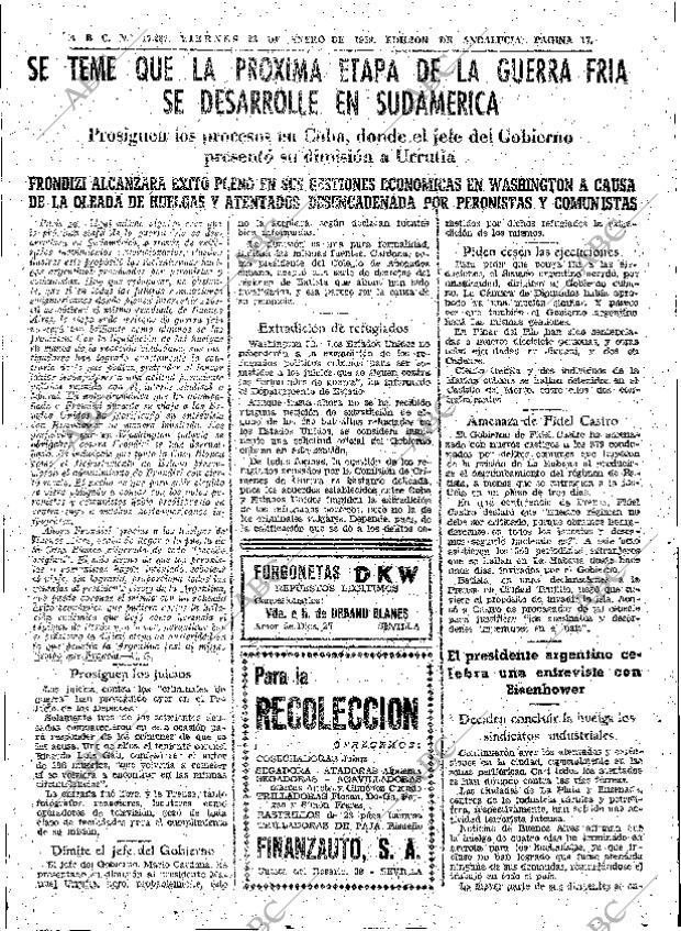 ABC SEVILLA 23-01-1959 página 17