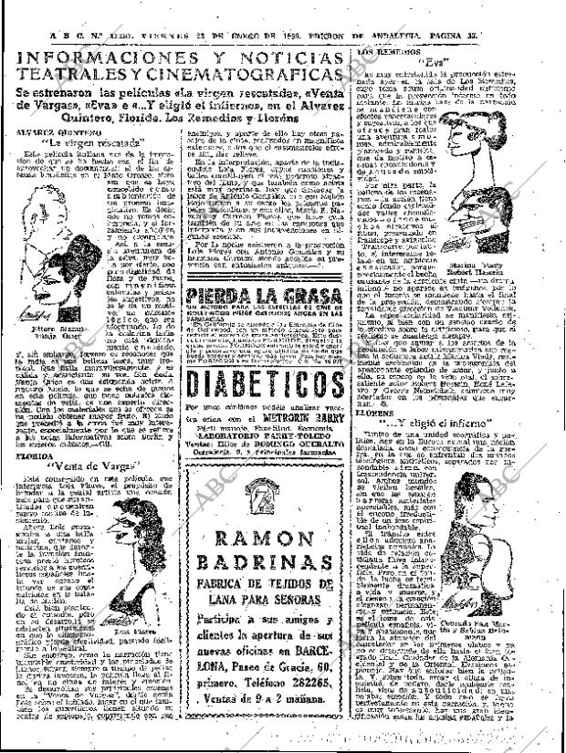 ABC SEVILLA 23-01-1959 página 33