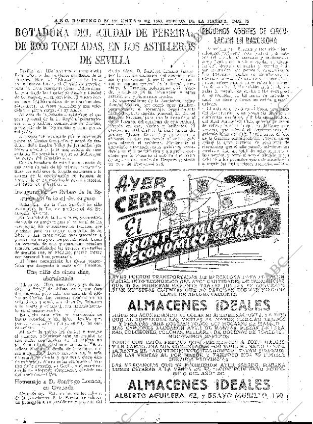 ABC MADRID 25-01-1959 página 75