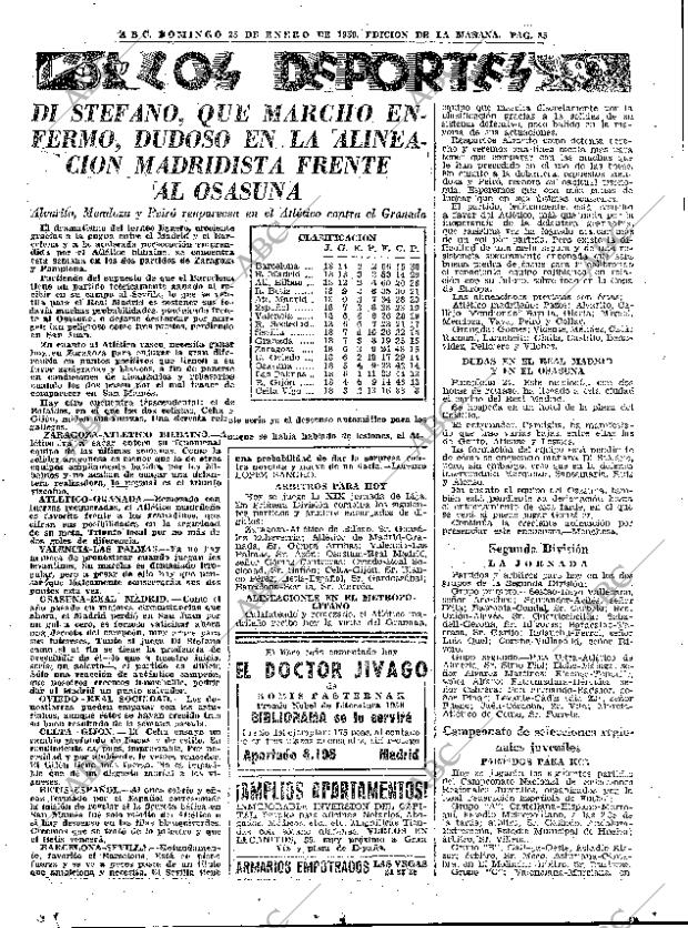 ABC MADRID 25-01-1959 página 85