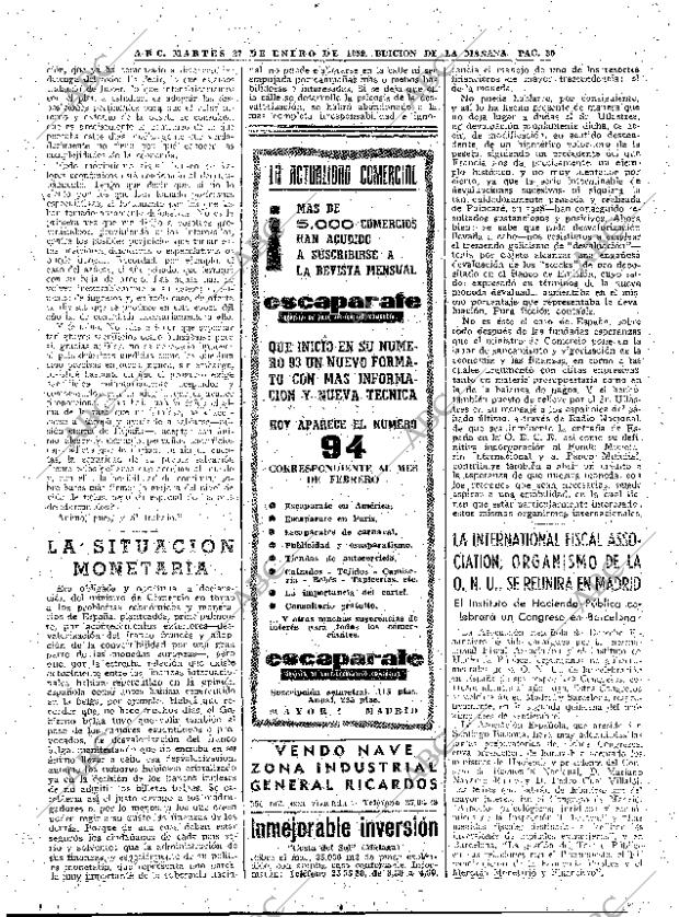 ABC MADRID 27-01-1959 página 30