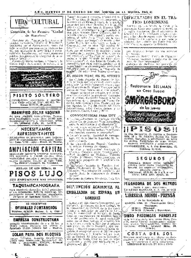 ABC MADRID 27-01-1959 página 41