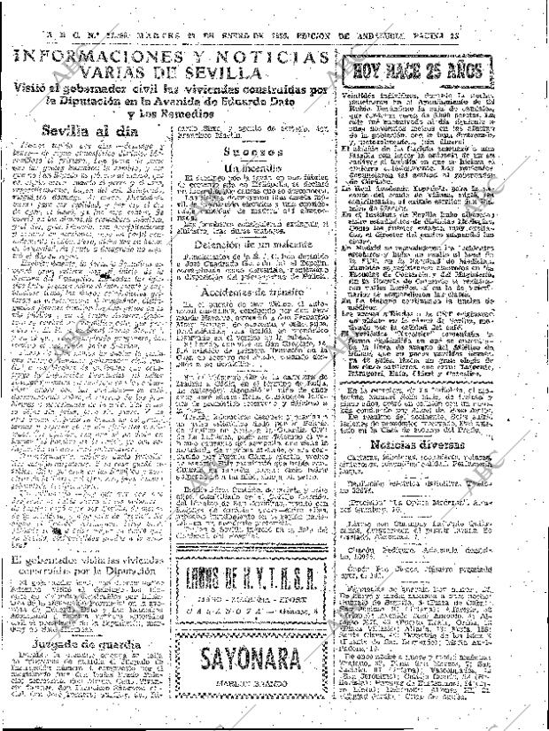 ABC SEVILLA 27-01-1959 página 25