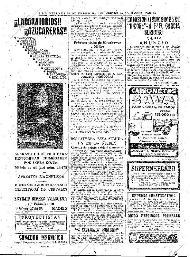 ABC MADRID 30-01-1959 página 36