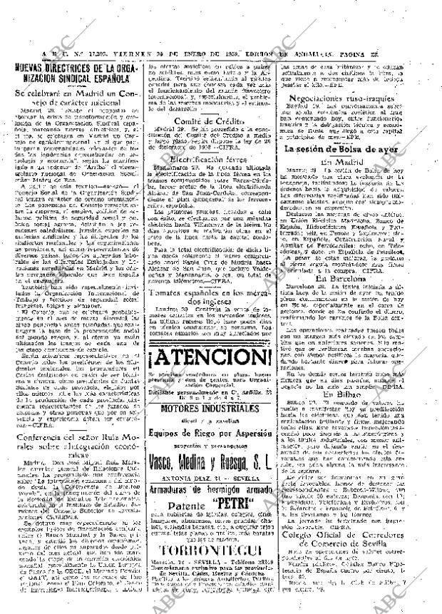 ABC SEVILLA 30-01-1959 página 28