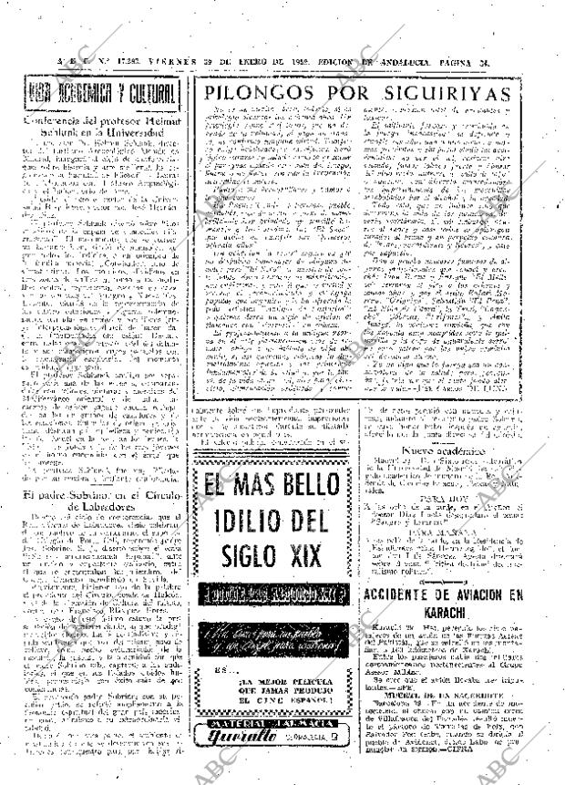 ABC SEVILLA 30-01-1959 página 34