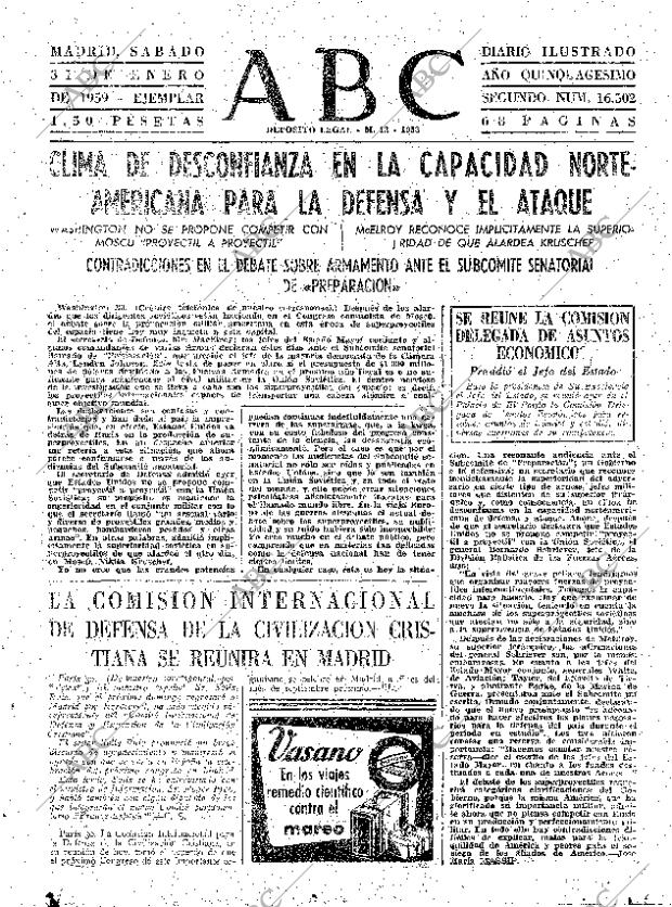 ABC MADRID 31-01-1959 página 31