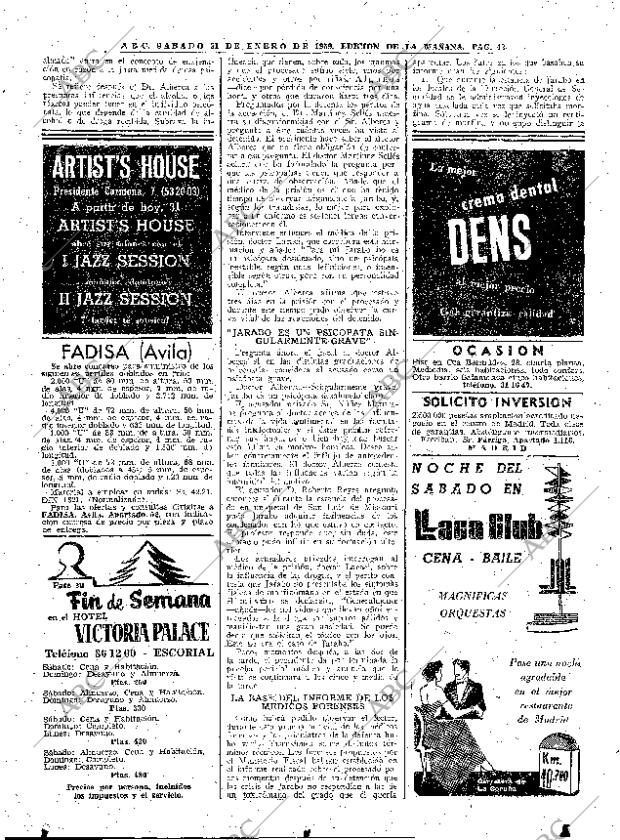 ABC MADRID 31-01-1959 página 42