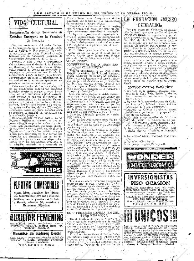 ABC MADRID 31-01-1959 página 50