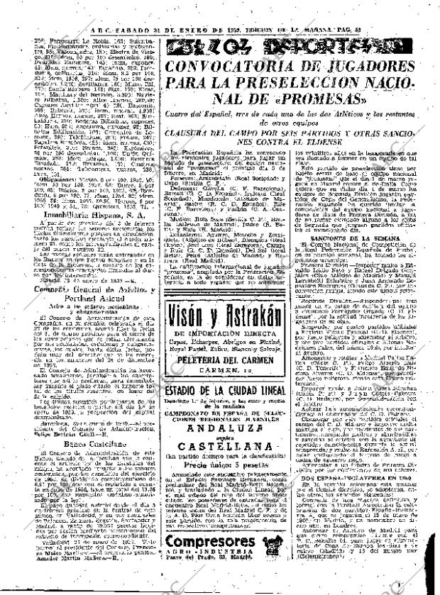 ABC MADRID 31-01-1959 página 52