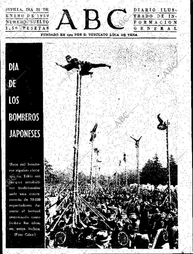 ABC SEVILLA 31-01-1959 página 1