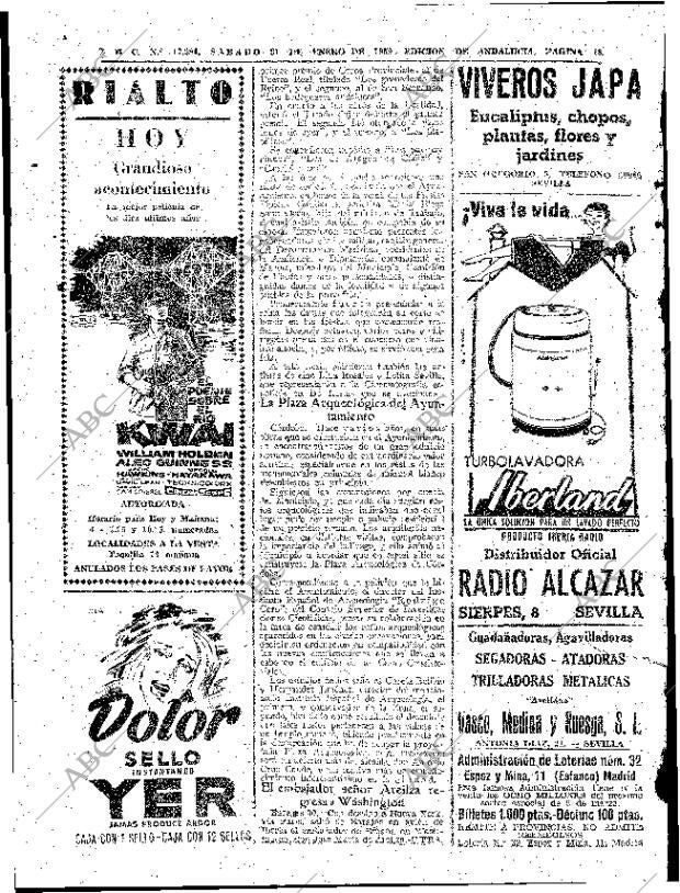ABC SEVILLA 31-01-1959 página 18
