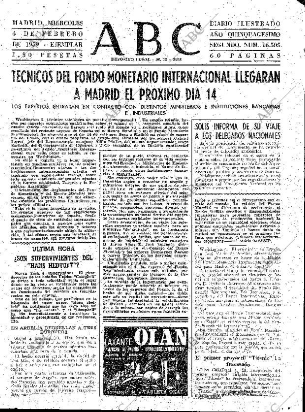 ABC MADRID 04-02-1959 página 23