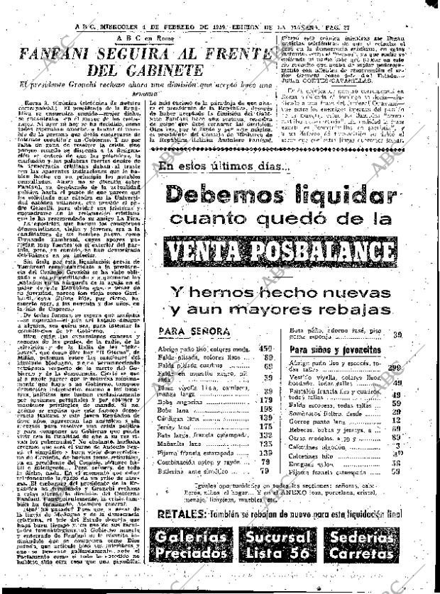 ABC MADRID 04-02-1959 página 27