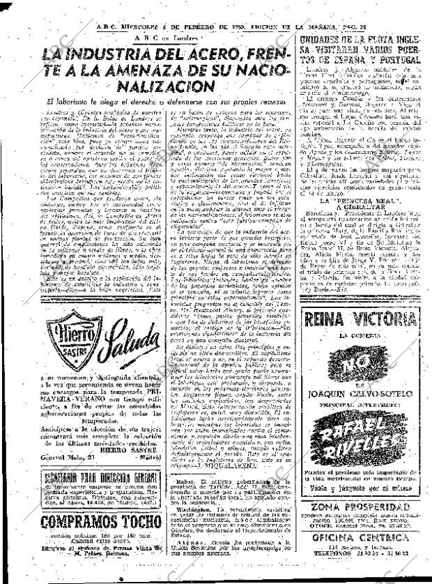 ABC MADRID 04-02-1959 página 28