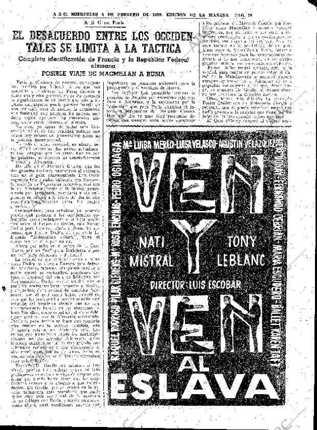 ABC MADRID 04-02-1959 página 29