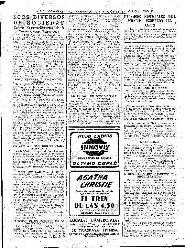 ABC MADRID 04-02-1959 página 36