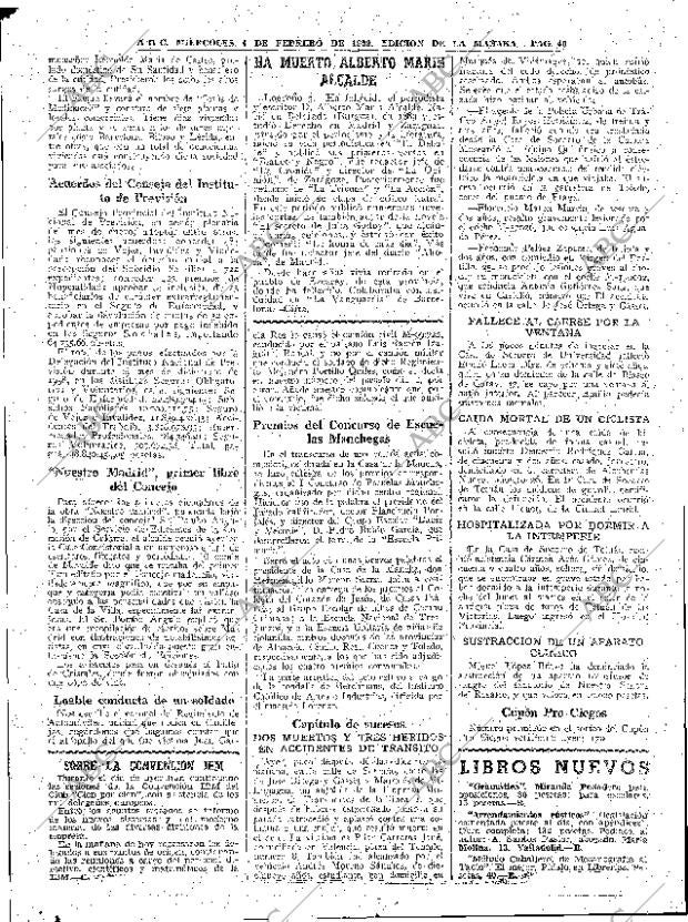 ABC MADRID 04-02-1959 página 40