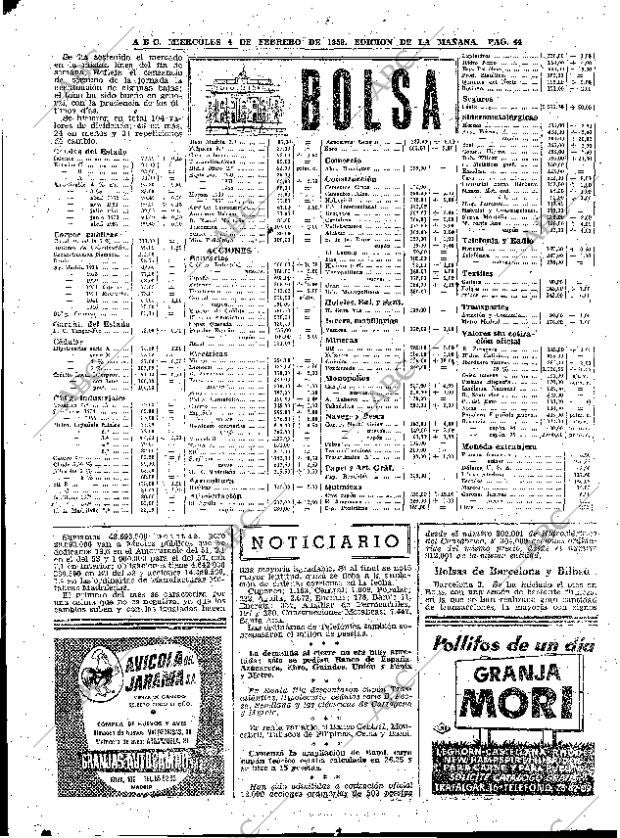 ABC MADRID 04-02-1959 página 44